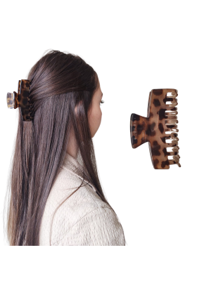 PIRANHA DE CABELO DF446-PR0108-2 TRADICIONAL ESTAMPA NEUTRA 9CM