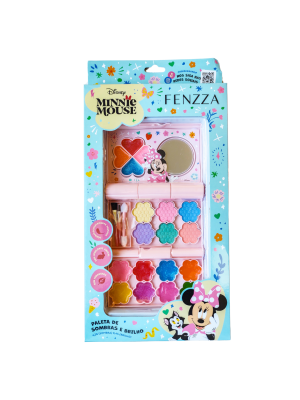 PALETA FENZZA DIS022 SOMBRAS E BRILHO MINNIE KIT INFANTIL
