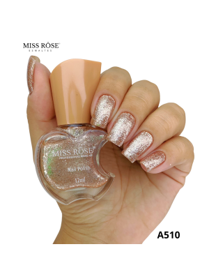 ESMALTE MISS ROSE A510 GLITTER 12ML