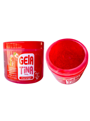 GELATINA BELLA FEMME CAPILAR MORANGO 500G