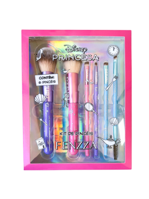 KIT PINCEL FENZZA DIS136 PRINCESA DISNEY (C/6)
