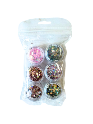 ENFEITE P/ UNHA LY222-002-16-11 FLOCADO (EMB C/6)