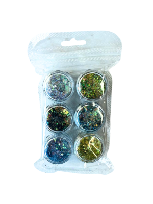 ENFEITE P/ UNHA LY222-002-16-7 FLOCADO (EMB C/6)