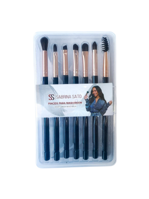 KIT PINCEL SABRINA SATO SP156 PRETO (C/7+CASE)