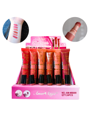 24 BLUSH C/ ESPONJA AMOR ANJO AM-MB009 LIQUIDO A PROVA D AGUA  BOX COM PROVADORES