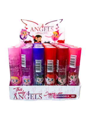 36 LIP GLOSS 4 ANGELS BR1145 FRUTAS BOX 