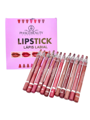 12 LAPIS PHALLEBEAUTY PH8005 LABIAL LIPSTICK BOX