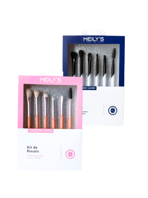KIT PINCEL MEILY'S MKP-186 COLECAO LUXO (C/6)