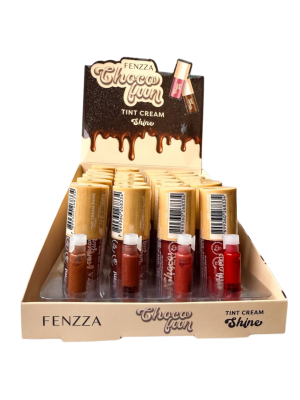 24 TINT CREAM FENZZA FZ20085B SHINE CHOCO FUN BOX COM PROVADORES