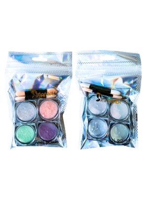 ENFEITE P/ UNHA MG027 PO FADA/BORBOLETA COLORS (EMB C/4) 