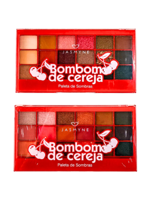 PALETA DE SOMBRA JASMYNE JS06117 BOMBOM DE CEREJA 