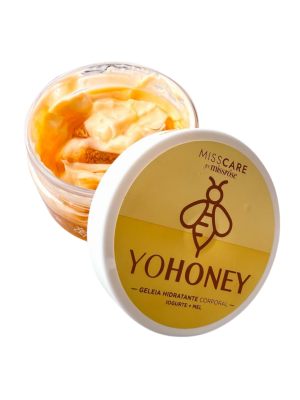 GELEIA HIDRATANTE CORPORAL MISS ROSE MR148/D IOGURTE+MEL 200G