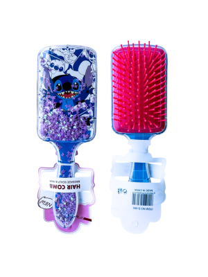 ESCOVA P/ CABELO S-065 STITCH C/ ENFEITE INFANTIL 