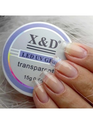 GEL LED UV X&D 15GR CLEAR/TRANSPARENTE