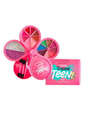 KIT MAQUIAGEM JASMYNE JSJ06079 INFANTIL ONCA PINTADA